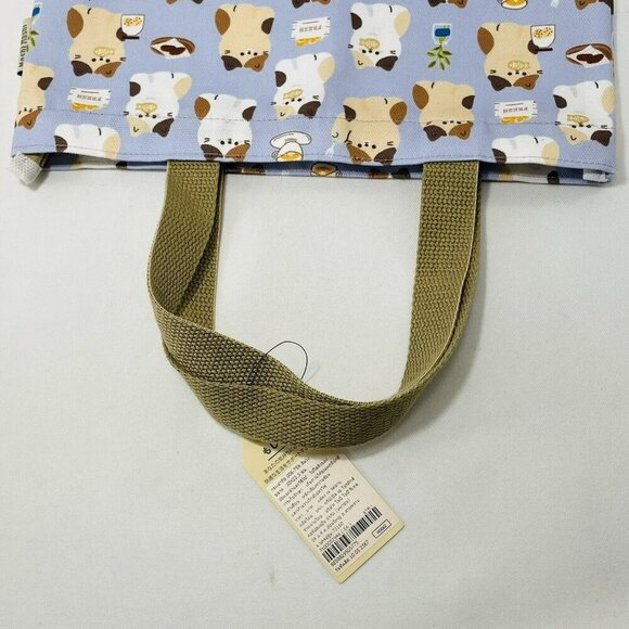 Moshi Tote Bag Purse Shopping Foldable Cat Kitten Pattern Zip Everyday Casual - Picture 10 of 12